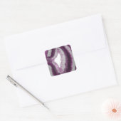 Roze geit vierkante sticker (Envelop)