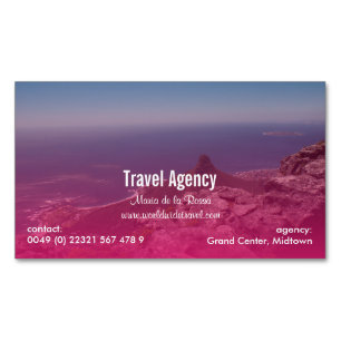 roze gekleurde Magnetic Business Cards Visitekaartje Magneet