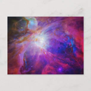 Roze gekleurde Orionnevel Briefkaart
