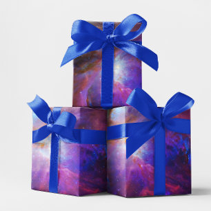 Roze gekleurde Orionnevel Cadeaupapier