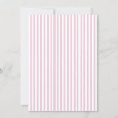 Roze gele bloemige trouw save the date (Achterkant)
