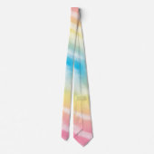 Roze gele en blauwe tinkleurstof stropdas (Achterkant)