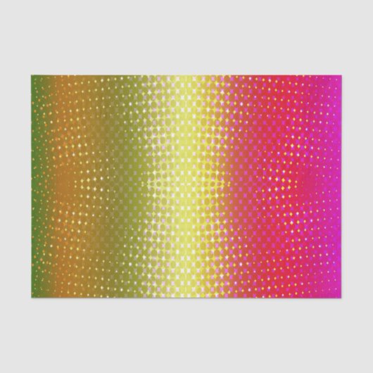 Roze gele glitter tissuepapier (Voorkant)