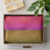 Roze gele glitter tissuepapier (Geschenk)