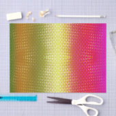 Roze gele glitter tissuepapier (Craft)
