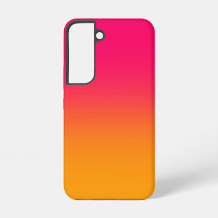 Roze gele gradiënt samsung galaxy hoesje