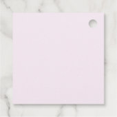 Roze & Gele Tulp Bedankjes Labels (Achterkant)