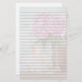 Roze, gelinkte banketbakkerij briefpapier (Voorkant / Achterkant)