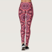 Roze gelt leggings (Achterkant)