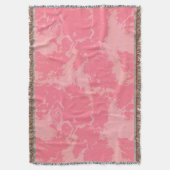 Roze gemarmerde wolk abstract deken (Voorkant Verticaal)