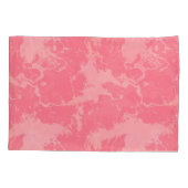 Roze gemarmerde wolk abstract kussensloop (Achterkant)