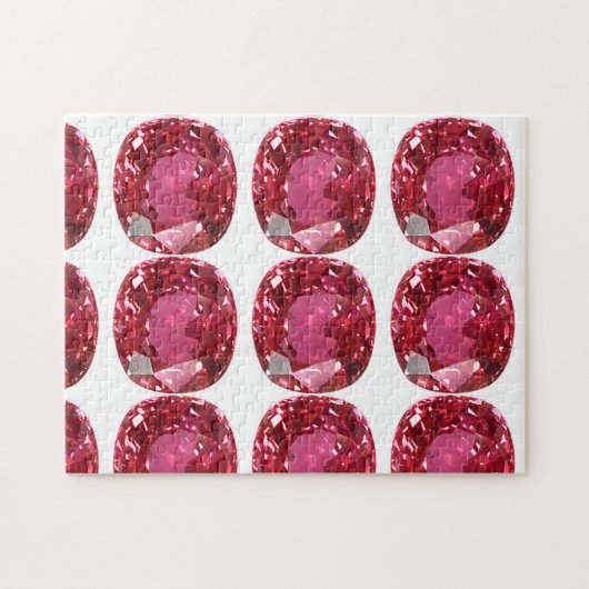 Roze Gemstone Legpuzzel (Horizontaal)