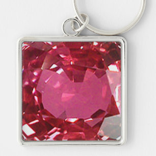 Roze Gemstone-Sleutelhanger Sleutelhanger