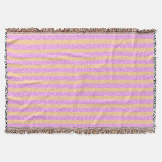 Roze geometrisch deken (Voorkant)