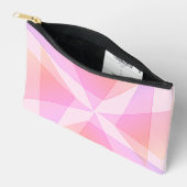 Roze geometrisch etui (Open)