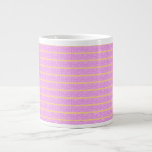 Roze geometrisch extra grote beker