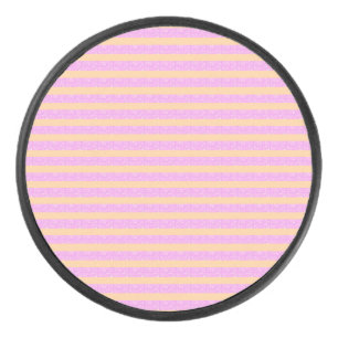 Roze geometrisch hockey puck