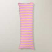Roze geometrisch lichaamskussen (Voorkant Verticaal)