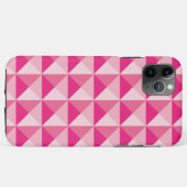 Roze geometrisch patroon Case-Mate iPhone case (Achterkant (horizontaal))