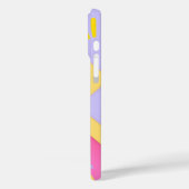 Roze Geometrisch patroon trendy midden eeuw modern Case-Mate iPhone Case (Achterkant / Links)