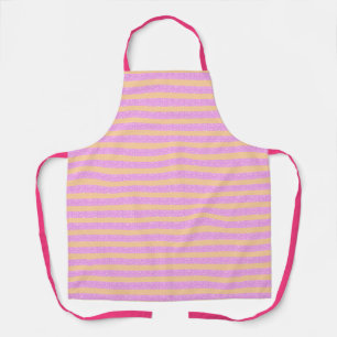 Roze geometrisch schort