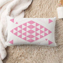 Roze geometrische driehoeken kussen