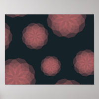 Roze, geometrische, koele, trendy bloemabstractie
