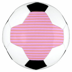 Roze geometrische strepen voetbal