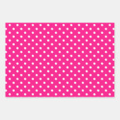 Roze gepattereerd inpakpapier vel (Voorkant 3)