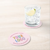 Roze Gepersonaliseerde Document Onderzetters Douan (Insitu)