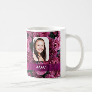 Roze, gepersonaliseerde foto koffiemok