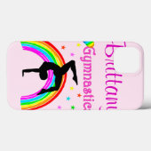 ROZE GEPERSONALISEERDE GYMNAST IPAD MINI CASE (Achterkant (horizontaal))
