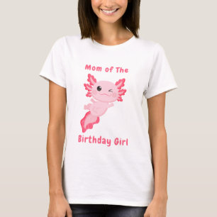 Roze gepersonaliseerde moeder van het verjaardagsm t-shirt