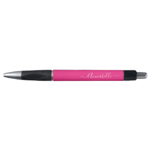 Roze gepersonaliseerde naam pen