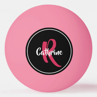 Roze gepersonaliseerde pingpongbal pingpongballen