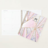 Roze Gepersonaliseerde Planner Moderne business pl (Display)