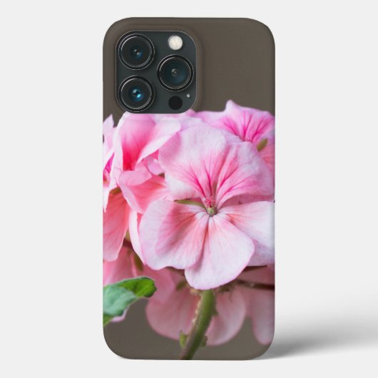 Roze geraniumbloem Case-Mate iPhone case (Achterkant)