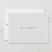 Roze Gerber Daisies RSVP Kaartje (Achterkant)