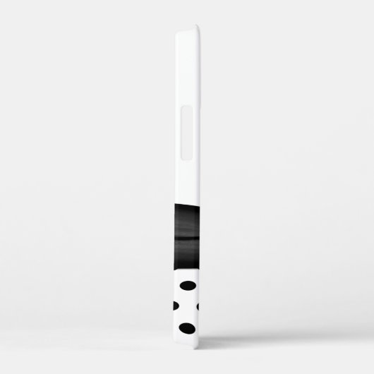 Roze Gerber Daisy Black Polka Dot iPhone 6 hoesje (Achterkant / Rechts)