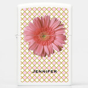 Roze Gerber Daisy Zippo Lighter