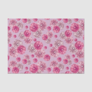 Roze Gerbera Daisies bloemen cadeau zak stuffer Tissuepapier