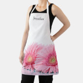 Roze Gerbera Daisies Elegant Photography Schort (Insitu)