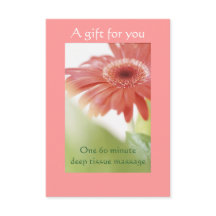 Roze Gerbera Daisy Gift Certificate
