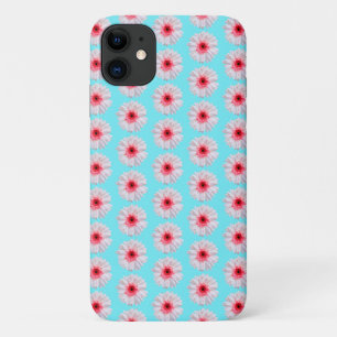 roze Gerbera Daisy Pattern iPhone 11 Hoesje