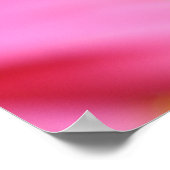 Roze Gerbera Daisy Poster Print (Hoek)