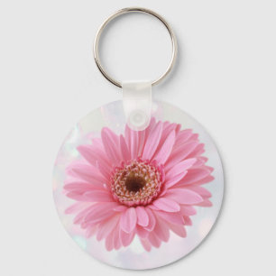 Roze Gerbera daisy Sleutelhanger
