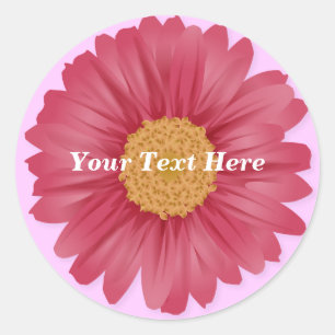 Roze Gerbera Daisy Sticker