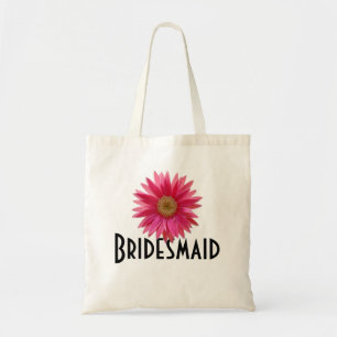 Roze Gerbera Daisy/Wedding Tote Bag