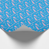 roze gereedschappen voor het verpakken van papier (Hoek)