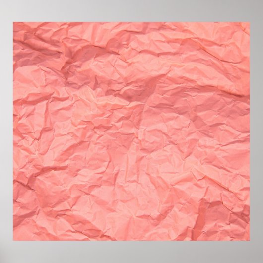 Roze Gerimpelde Document Textuur Achtergrond Poster (Voorkant)